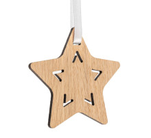 Деревянная подвеска Christmate, звезда