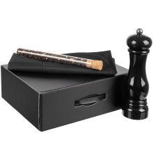 Набор Gambit с мельницей и фартуком, черный