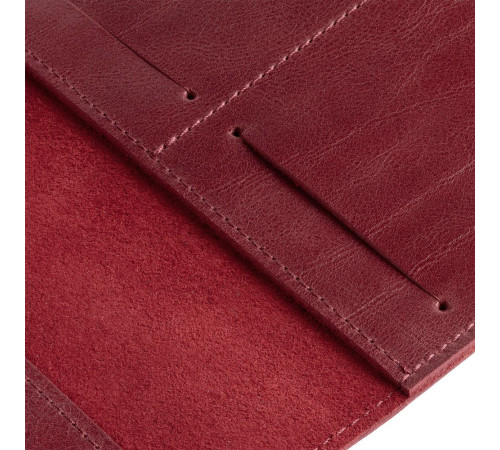 Обложка для паспорта Apache, ver.2, темно-красная