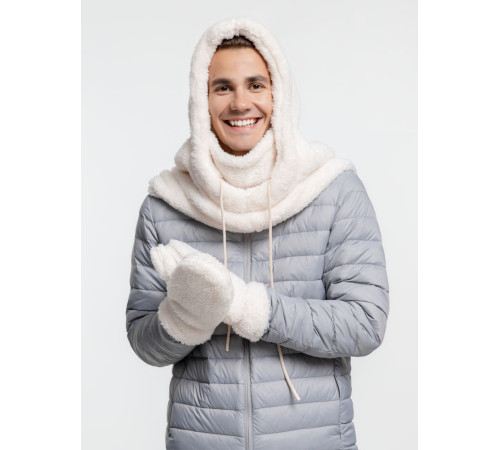 Варежки Flocky, молочно-белые