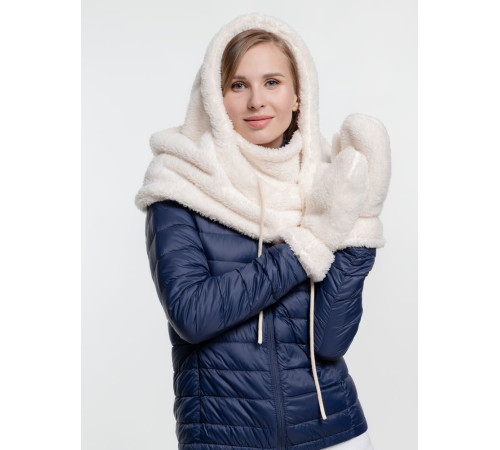 Варежки Flocky, молочно-белые