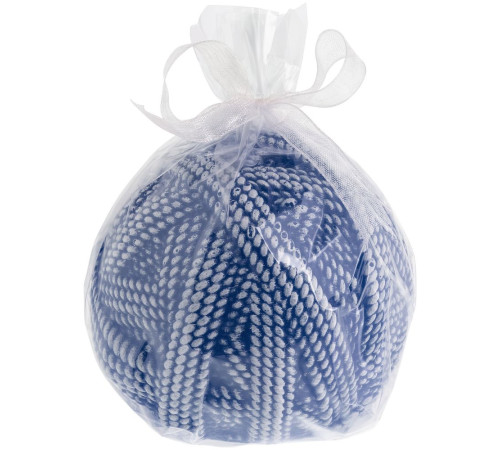 Свеча Kniteam, клубок, синий