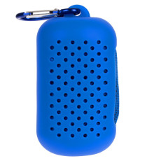 Охлаждающее полотенце Narvik в силиконовом чехле, синее