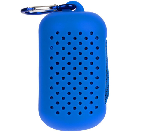 Охлаждающее полотенце Narvik в силиконовом чехле, синее