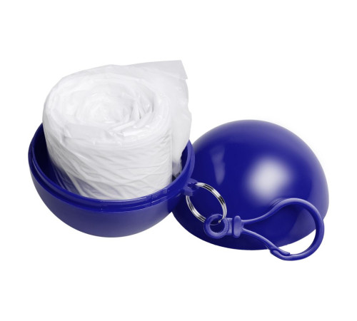 Дождевик в круглом футляре Nimbus, синий