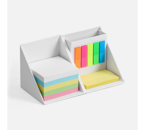 Настольный набор со стикерами Mnemonic ver.2, белый