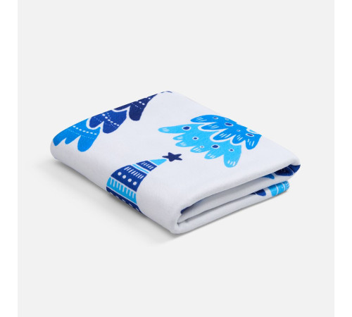 Флисовый плед Imaginario, синий