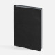 Ежедневник Doppio, недатированный, черный с серым