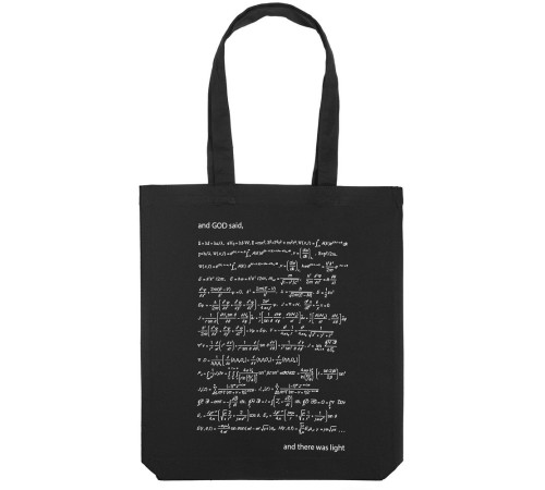 Холщовая сумка «Да будет свет», с люминесцентным принтом
