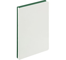 Ежедневник Duplex, недатированный, белый с зеленым