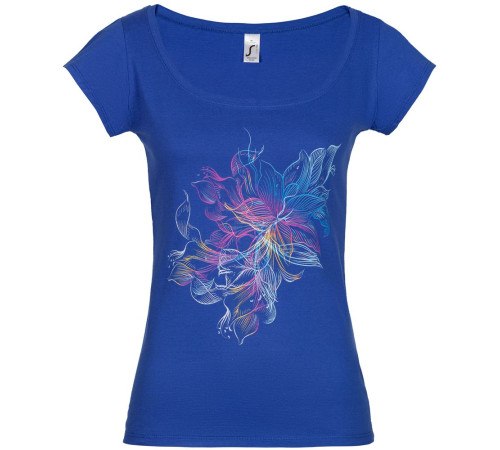 Футболка женская Vibrance, ярко-синяя (royal)