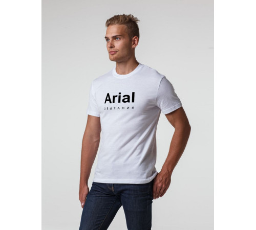 Футболка Arial обитания, белая