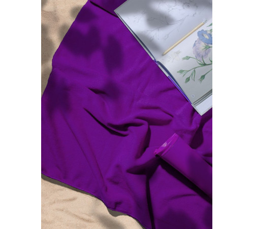 Флисовый плед Warm&Peace, фиолетовый