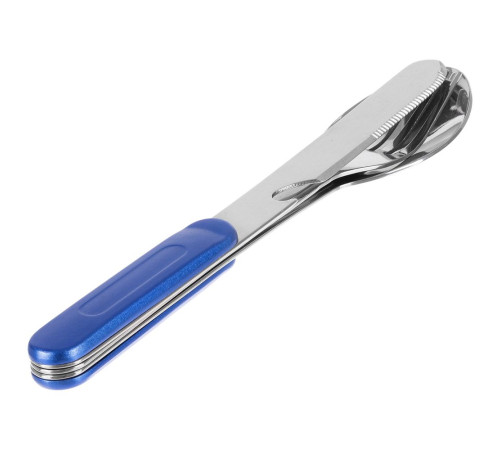 Набор походных столовых приборов Campsite, синий