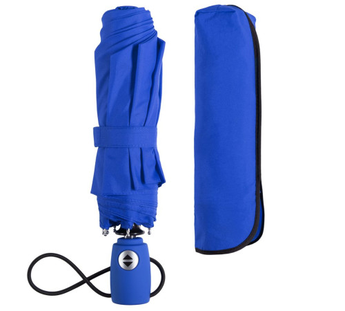 Зонт складной AOC, синий