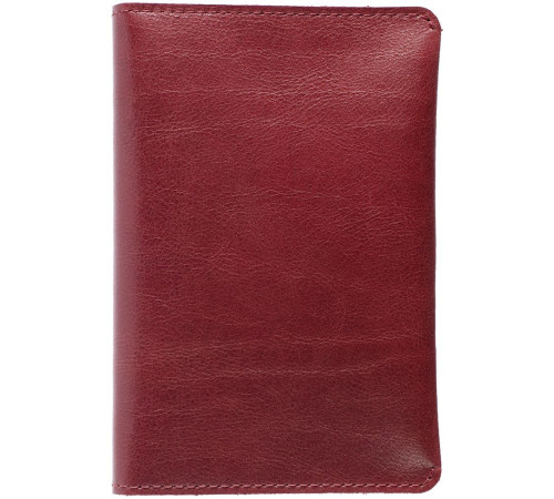 Обложка для паспорта Apache, ver.2, темно-красная