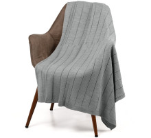 Плед Bambolay, светло-серый