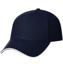 Бейсболка Spiker, темно-синяя с белым