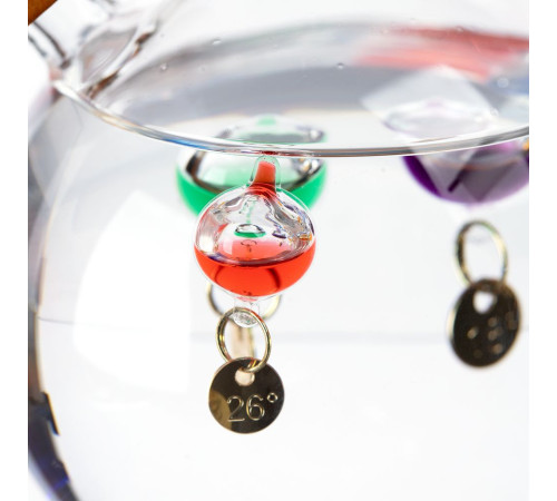 Термометр-шар «Галилео» в деревянном корпусе