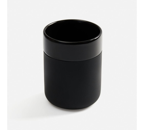 Кружка Nabo с силиконовым держателем, черная