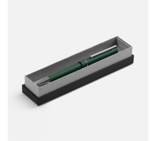 Ручка шариковая Blade Soft Touch в футляре, зеленая