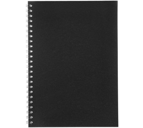 Блокнот Salvador в клетку, черный