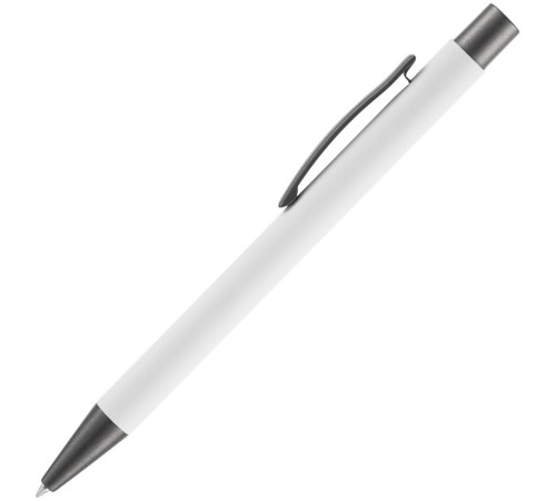 Ручка шариковая Atento Soft Touch, белая