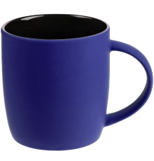 Кружка Surprise Touch Black с покрытием софт-тач, синяя