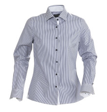 Рубашка женская в полоску Reno Ladies, темно-синяя