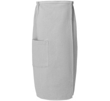 Килт вафельный женский Onsen, светло-серый, единый размер