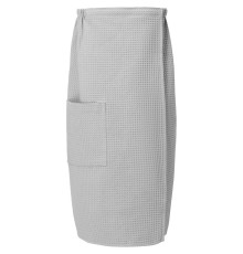 Килт вафельный женский Onsen, светло-серый, единый размер