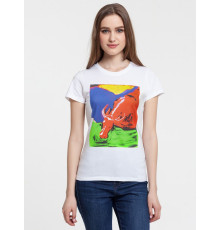 Футболка женская Toro, белая