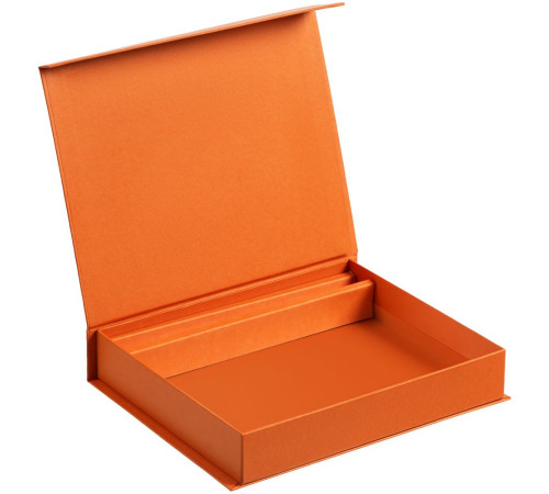 Коробка Duo под ежедневник и ручку, оранжевая