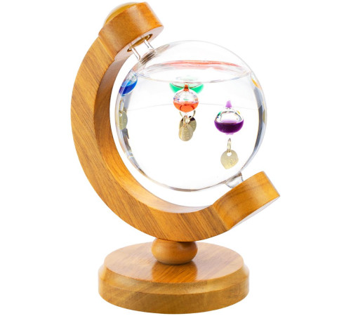 Термометр-шар «Галилео» в деревянном корпусе