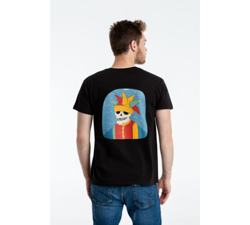 Футболка «Шут», черная