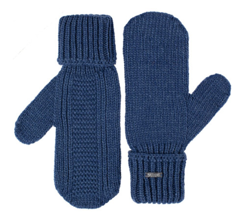 Варежки Brugge, синий меланж
