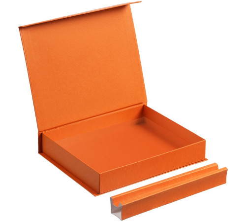 Коробка Duo под ежедневник и ручку, оранжевая