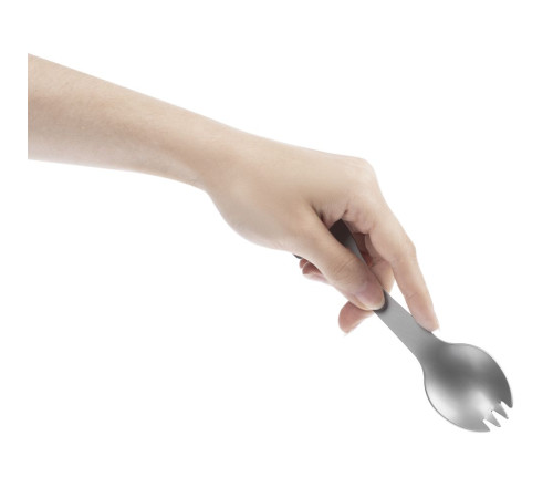 Походный столовый прибор Twin Win, стальной