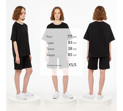 Футболка унисекс оверсайз T3, черная