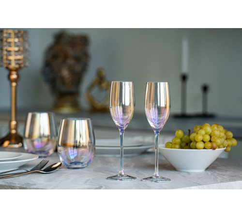 Набор из 2 бокалов для шампанского Perola