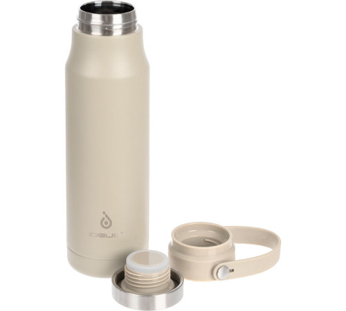 Термобутылка Tateyama, серо-бежевая