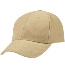 Бейсболка Hillside, бежевая
