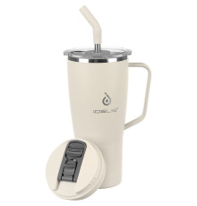 Термостакан Kasumigaoka, белый (молочный)