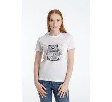 Футболка женская Bear, белая