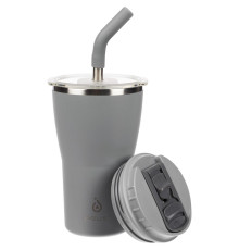 Термостакан Sapporo, серый