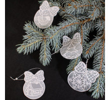 Набор подвесок «Зимние узоры»