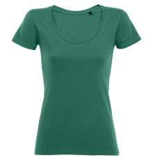 Футболка женская Metropolitan, изумрудно-зеленая