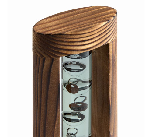 Термометр «Галилей» в деревянном корпусе, серый