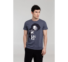 Футболка «Меламед. Nick Cave», темно-синий меланж
