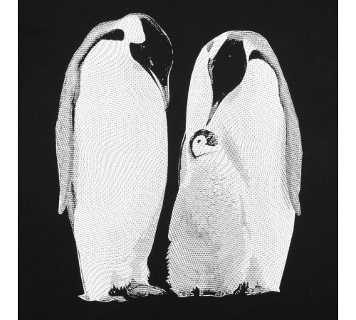 Футболка женская Like a Penguin, черная